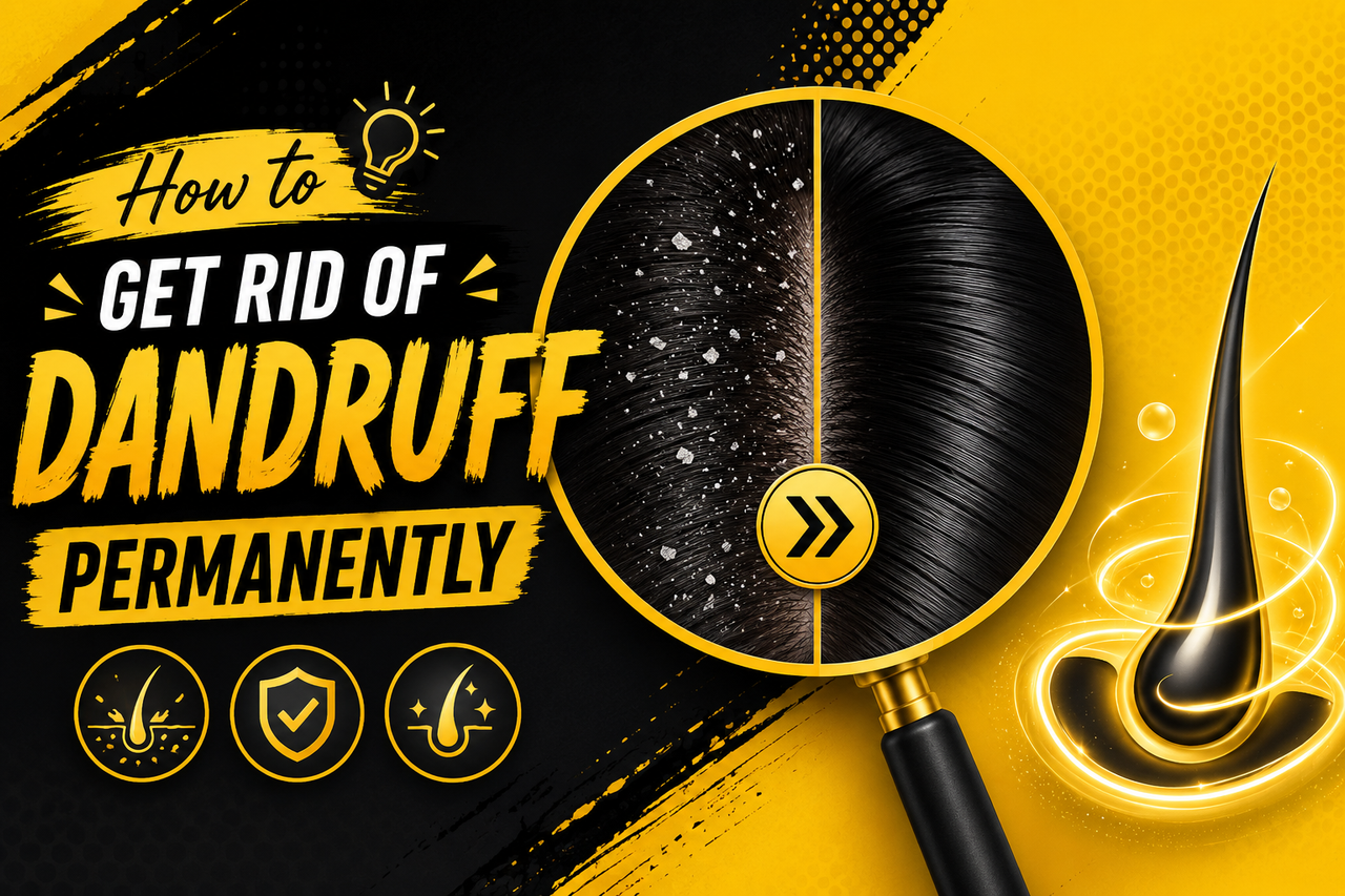 How to get rid of dandruff permanently