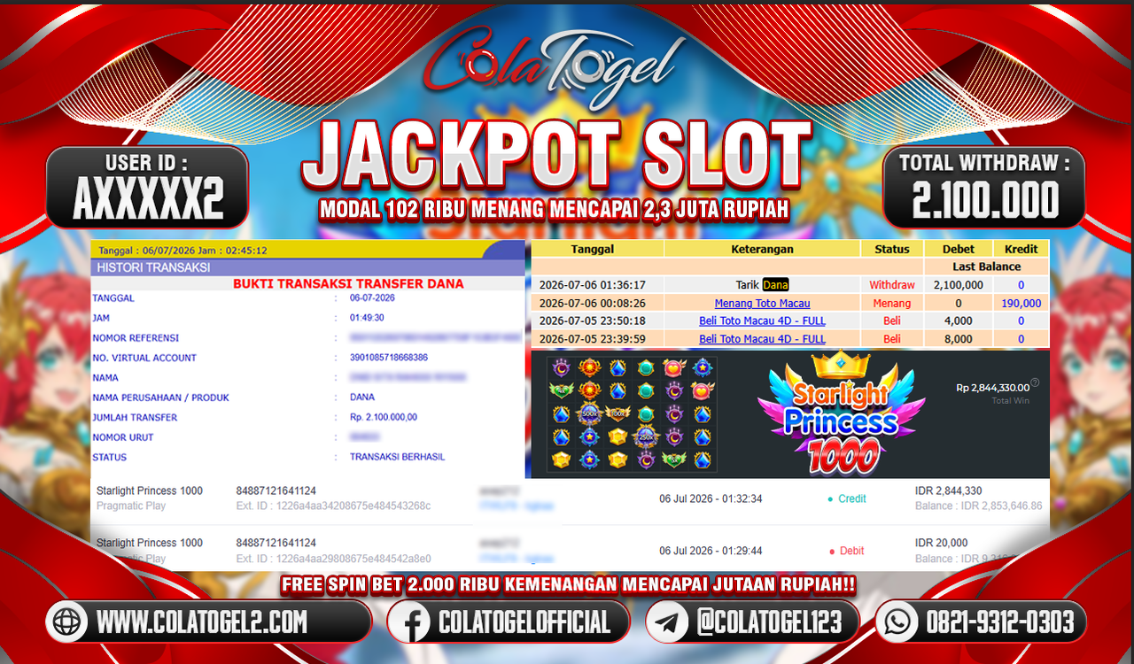 JACKPOT SLOT GACOR!!