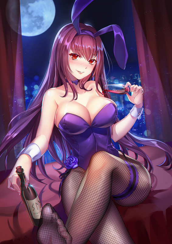 scathach-and-scathach-fate-grand-order-and-etc-drawn-by-lalazy