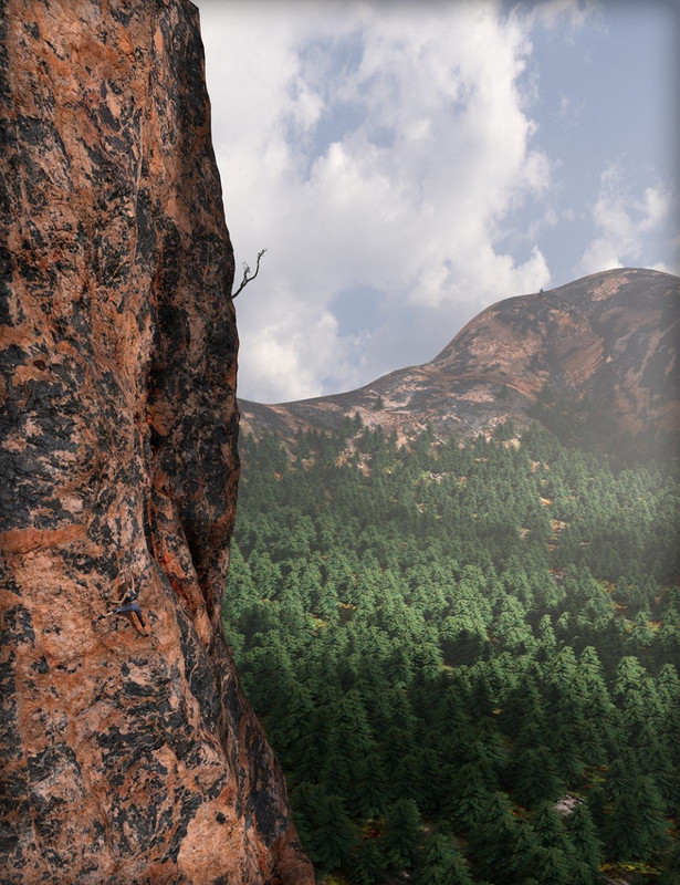 mdch granite climbing rock 00 main daz3d