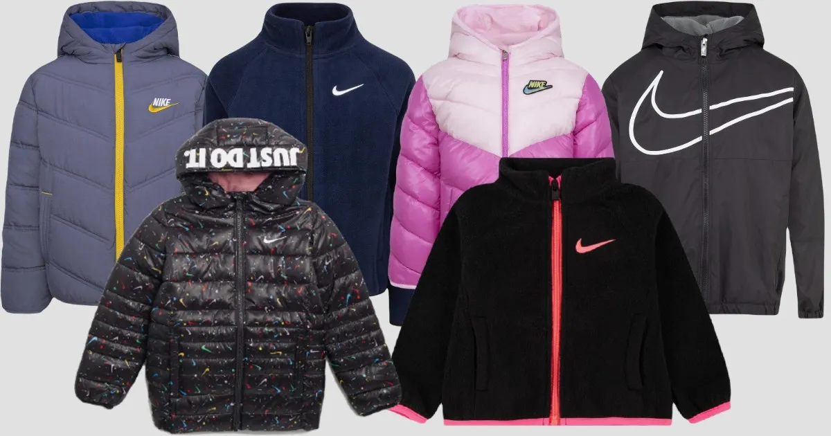 Cozy and Stylish: Nike Kids Fleece & Puffer Jackets on Sale Cozy and Stylish: Nike Kids Fleece & Puffer Jackets on Sale