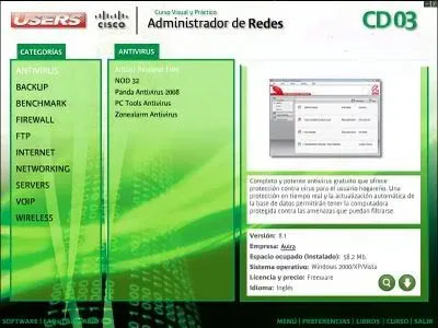 administrador de redes sistemas pc redes cisco