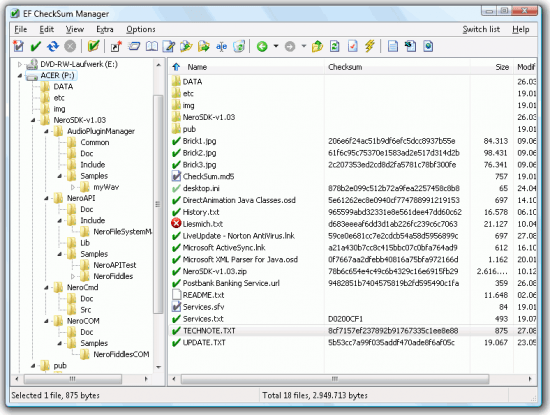 EF CheckSum Manager 24.04 Multilingual