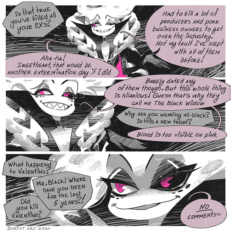 The Black Widow Overlord comic - Chapter 3 - Smoxt - Hazbin Hotel ...