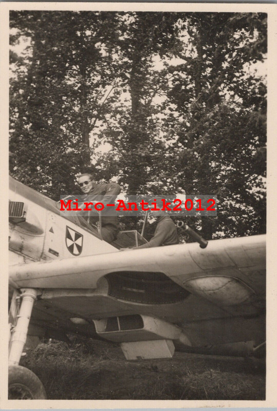 Foto, II.-JG3 -Udet- Me 109 Pilot Sannemann, Monchy-Breton Frankreich (N)51000