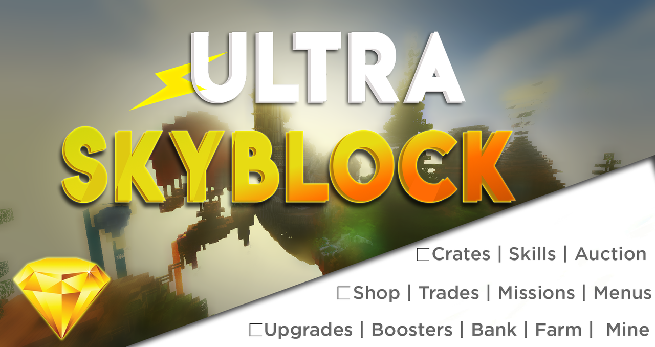 SERVER - ⚡ ULTRA SKYBLOCK SETUP | □CUSTOM PLUGINS | □SKILLS | □COLLECTIONS  AND MORE! 1.0.5 | BlackSpigot.com