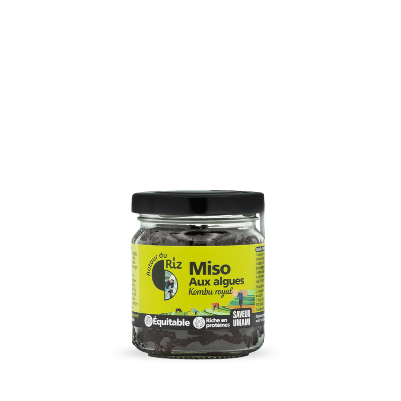 Miso aux algues pasteuris&eacute; Kombu royal Commerce &eacute;quitable, Autour du Riz, 200g