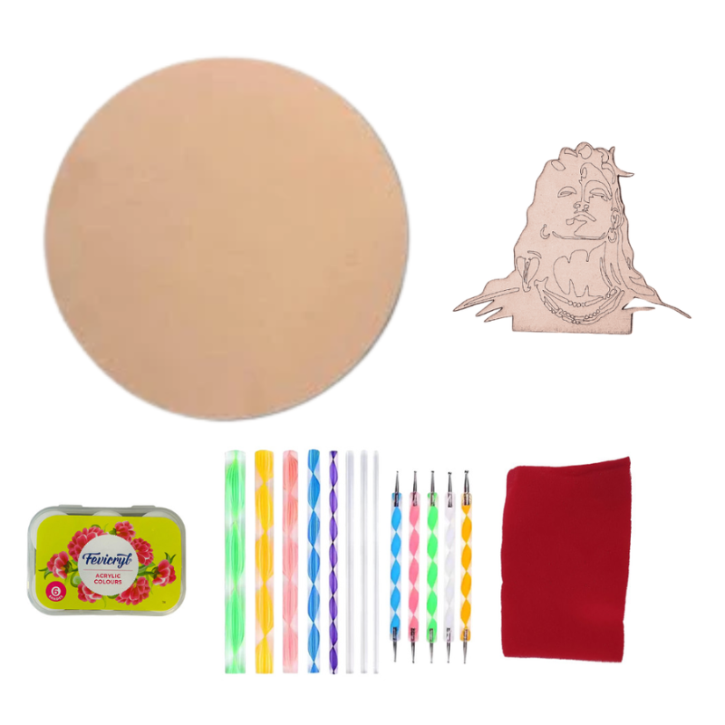 Penkraft Adiyogi Dot Mandala Painting DIY Kit