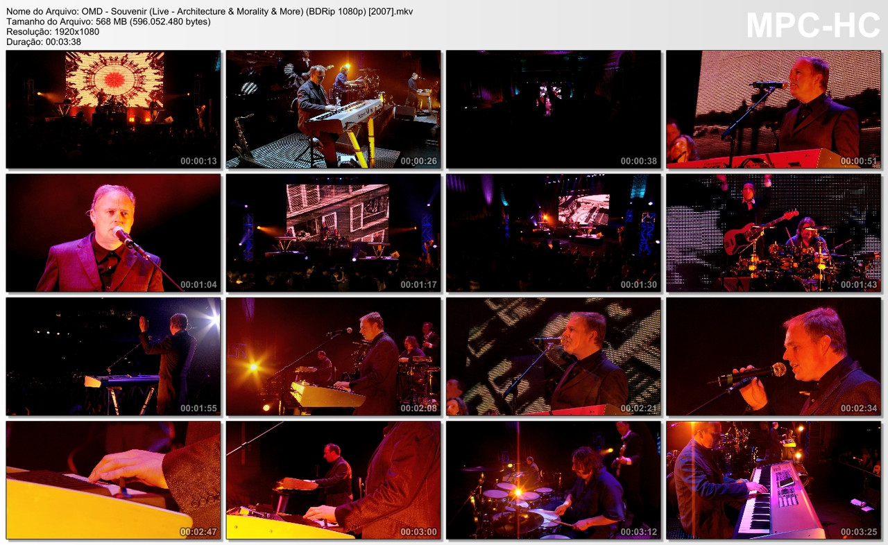 OMD - Souvenir (Live - Architecture & Morality & More) (BDRip 1080p) [2007]
