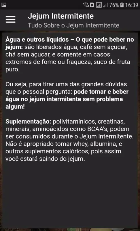 Jejum Intermitente APK