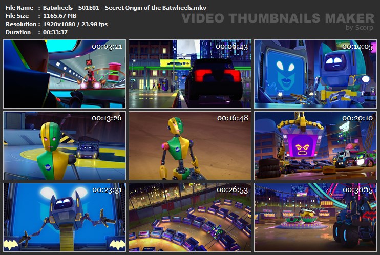 Batwheels - S01E01 - Secret Origin of the Batwheels.mkv