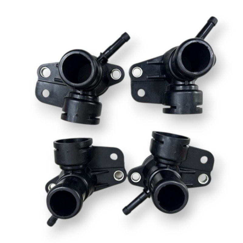Volkswagen Audi Cooling System Series Coolant Flange Water Pipe Joint Connector for Golf MK6 GTI Passat CC Scirocco Tiguan Beetle Jetta Audi A3 Q3 TT EA888 Gen2 (OE: 06J121132G / 06J121132D / 06J121132F / 06J121132)