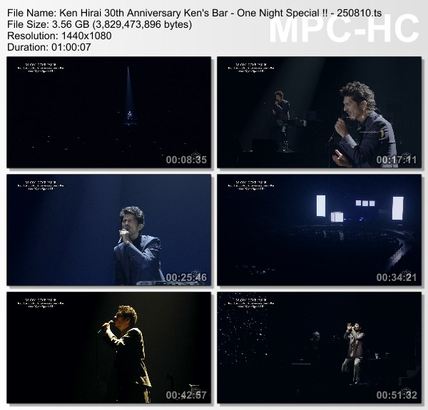 [TV-Variety] 平井堅 – Ken Hirai 30th Anniversary Ken’s Bar – One Night Special !! – (M-ON! 2025.08.10)