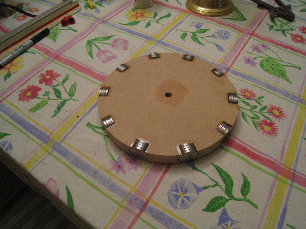 New 8" diameter magnet rotor