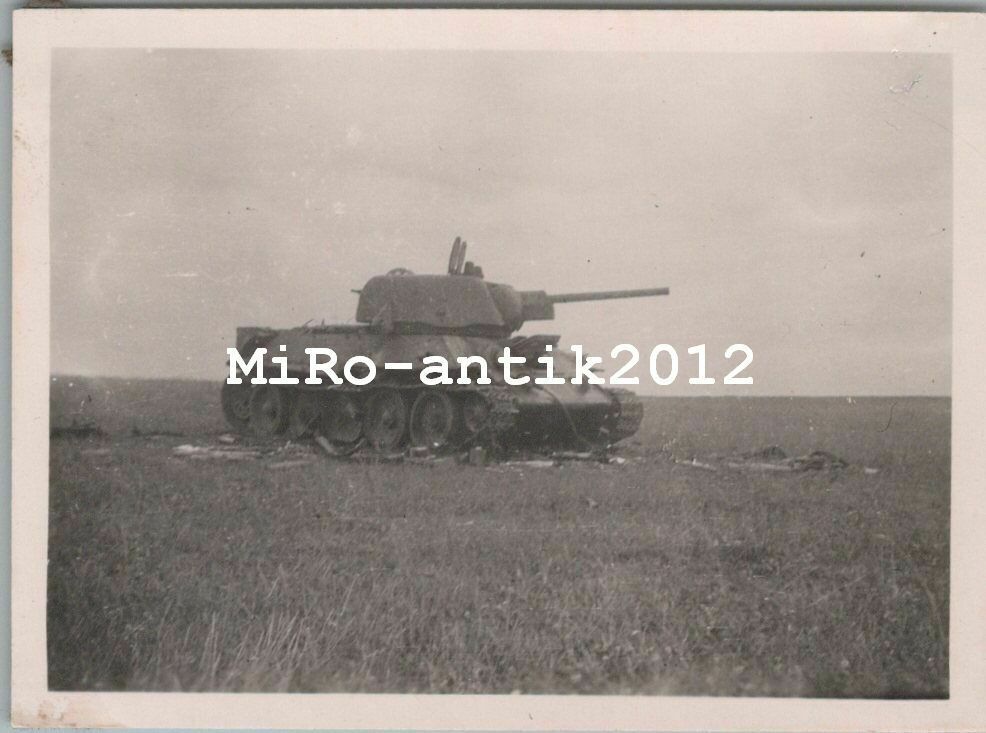 zerstörter T-34 der Russen