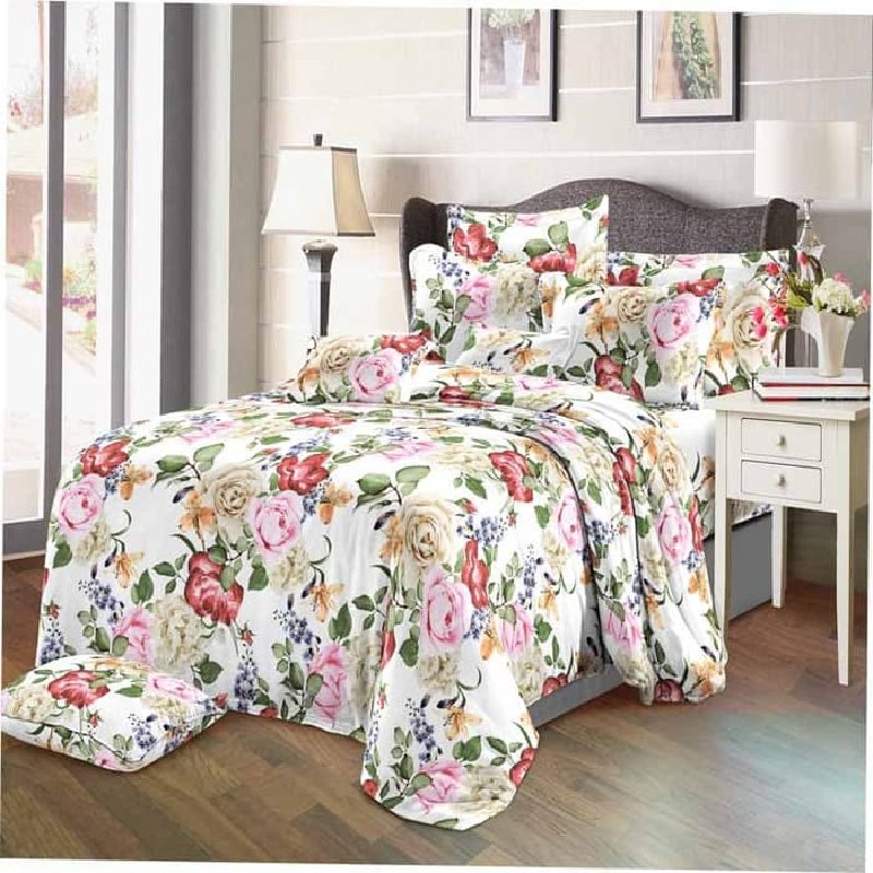 Sprei White Rose BA01 Size 180 x 200