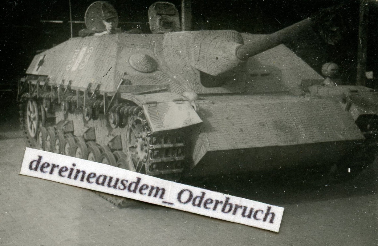 Foto WH Jagdpanzer IV Panzerjäger Zimmerit Anstrich Panzer Nr. 513