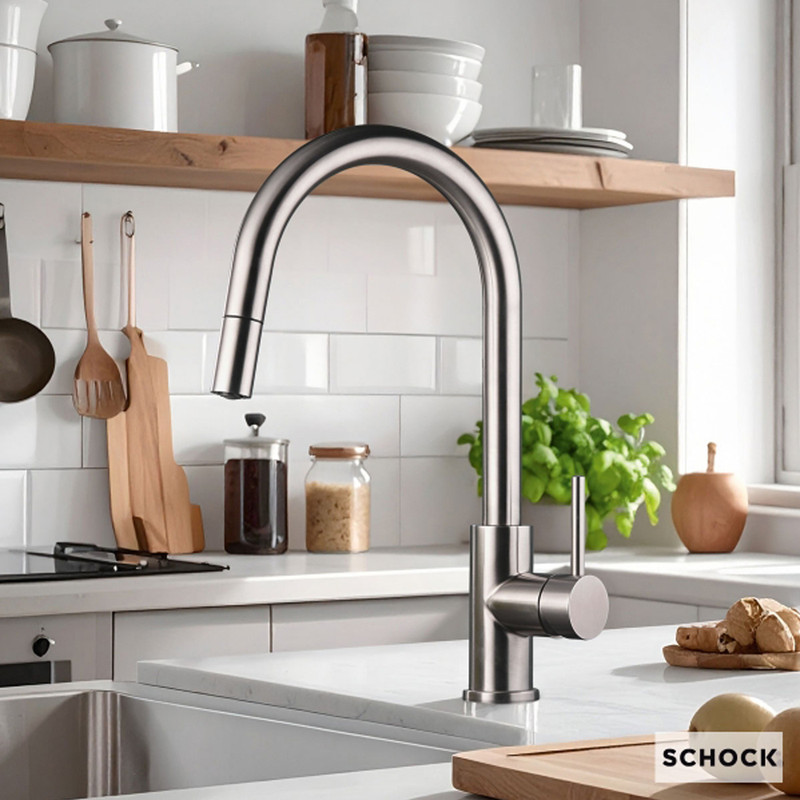 Μπαταρία Νεροχύτη Κουζίνας Schock Prima 533120-110 Inox