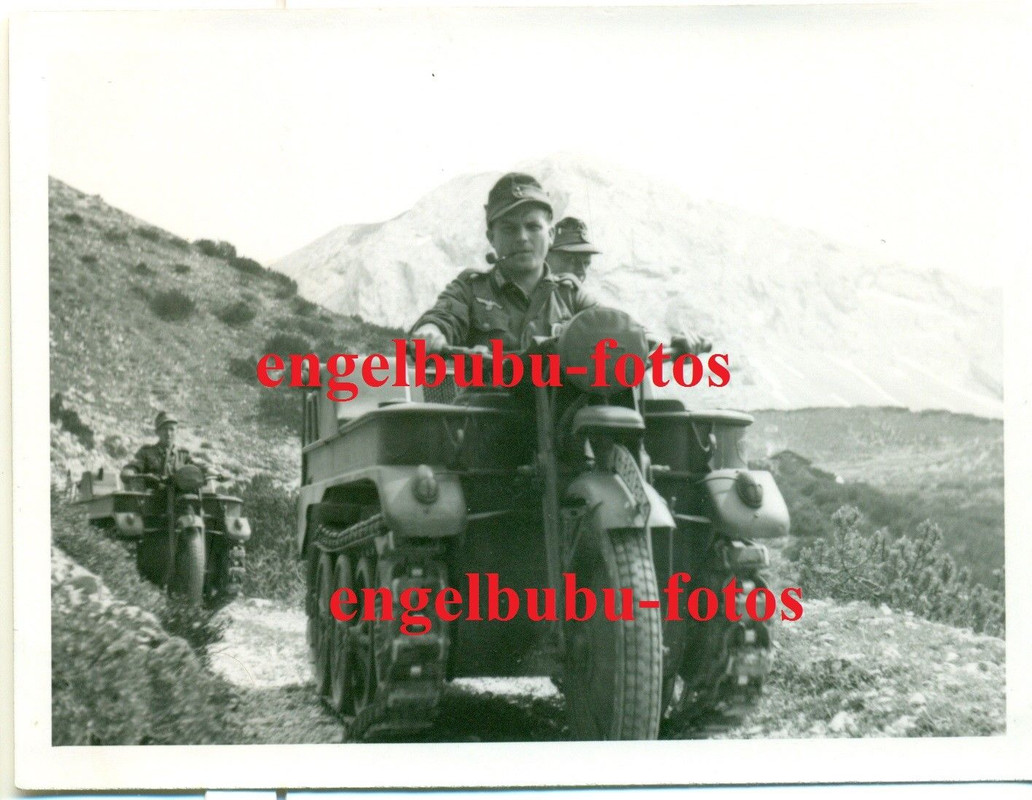 FOTO - NSU-KETTENKRAD - Sd.Kfz.2 - GEBIRGSJÄGER3