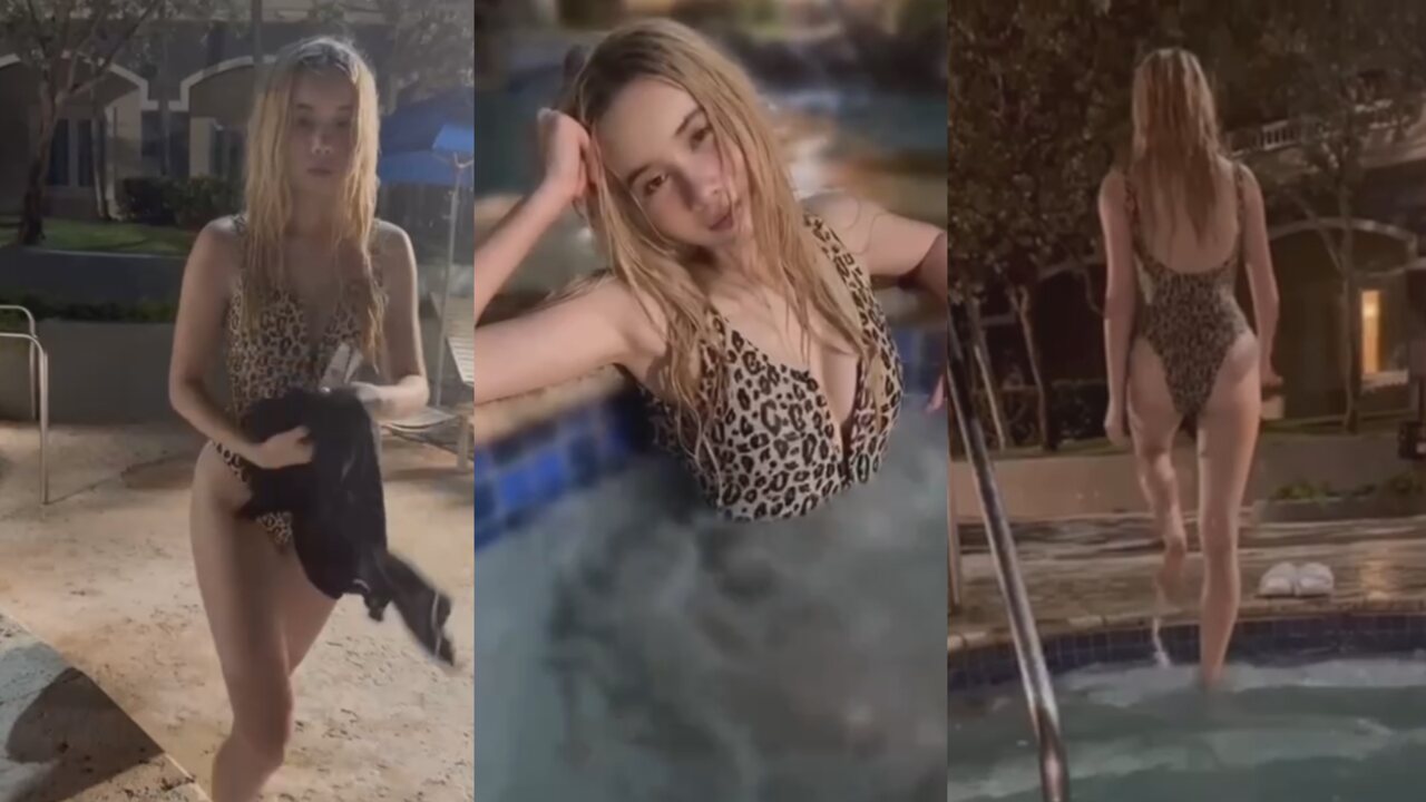 Lil Tay Leopard Swimsuit Video Leaked