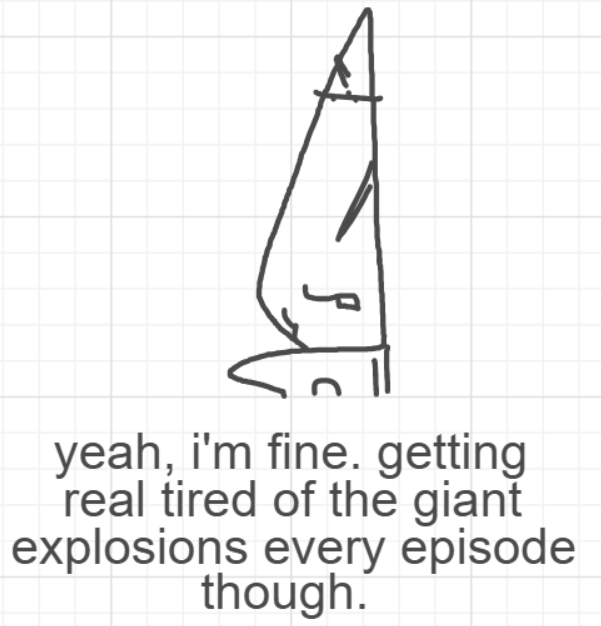 A panel from A Murder On The, episode six of the Board Boards object show by Furretwalk/WalkingFurret.