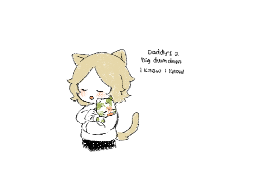 Sylvie is a good mom to Mochi Bab