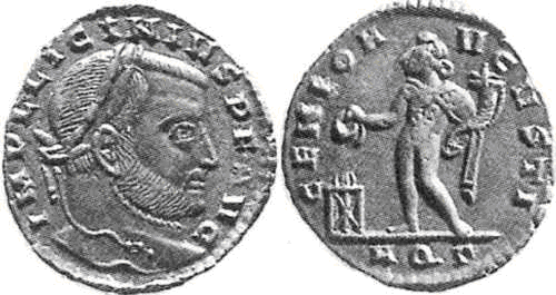 Nummus a nombre de Licinio I. GENIO AVGVSTI. Aquilea 2