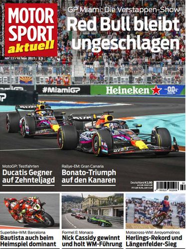 Motorsport Aktuell Magazin No 22 vom 10  Mai 2023