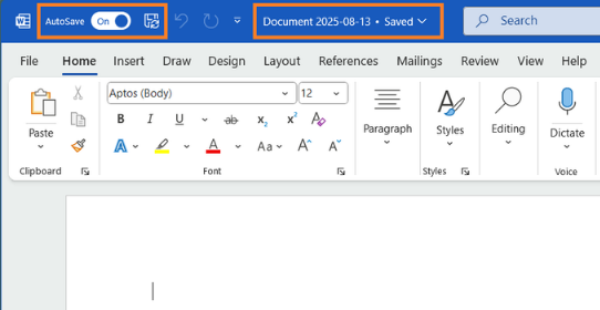 Word Auto-Save