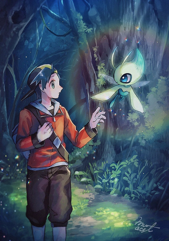 ethan-and-celebi-pokemon-and-2-more-draw