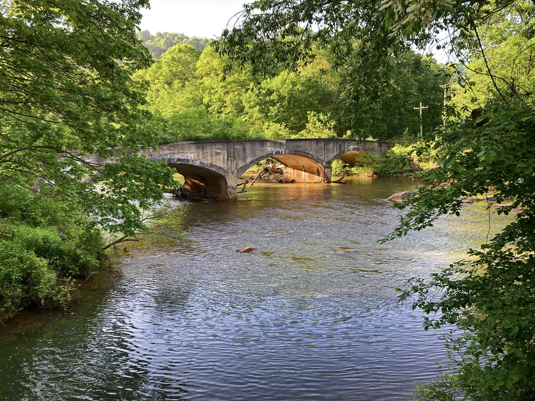 2024-05-20 Ghost Town Trail 9 - arch bridge to Claghorn