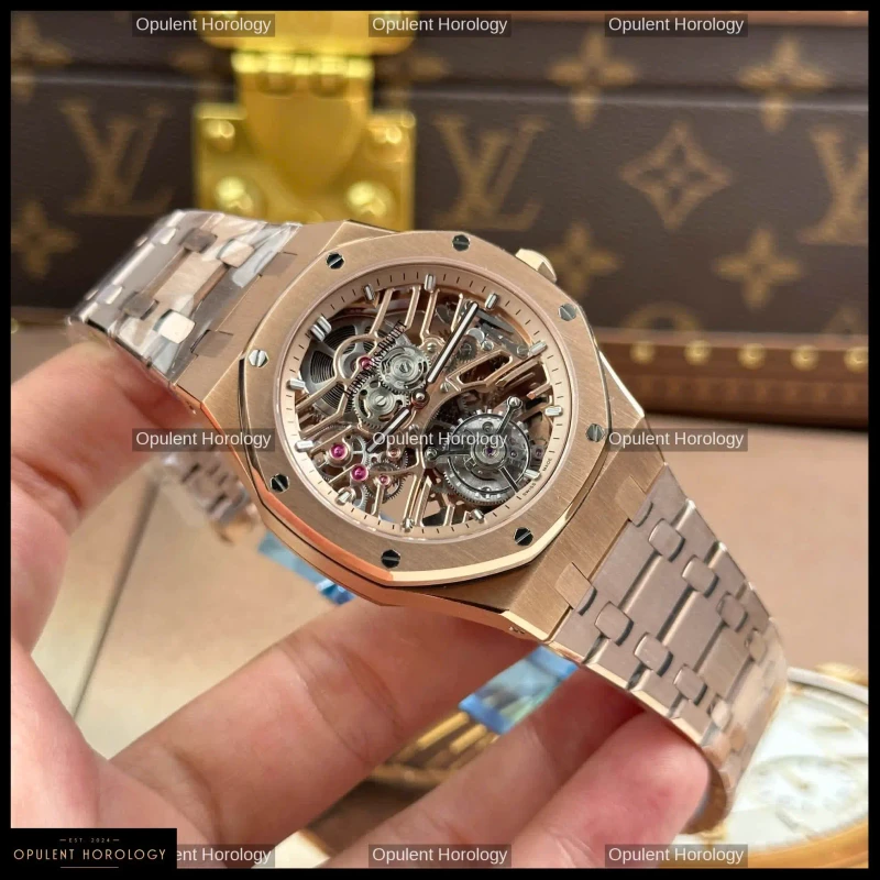 Audemars Piguet Royal Oak Tourbillon 26735 Stainless Steel Skeleton Dial 41mm