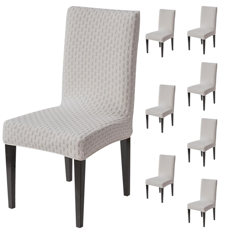 CHAIR COVER VAARO GREY SET8