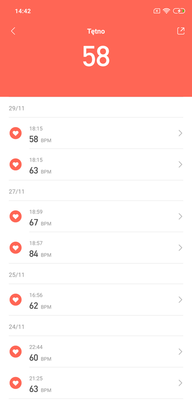 Xiaomi Mi Band 3 pulsometr