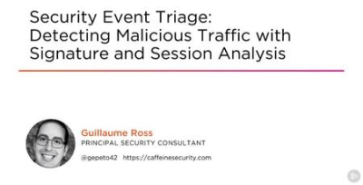 Security Event Triage: Detecting Malicious Traffic with Signature and Session Analysis