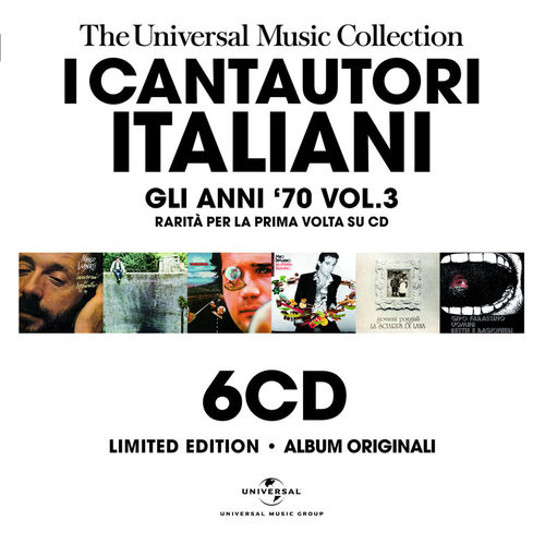 VA - I Cantautori Italiani - Gli Anni '70 - Vol.3 The Universal Music Collection (Remastered) [6CD] (Universal Music B.V., 2010) FLAC