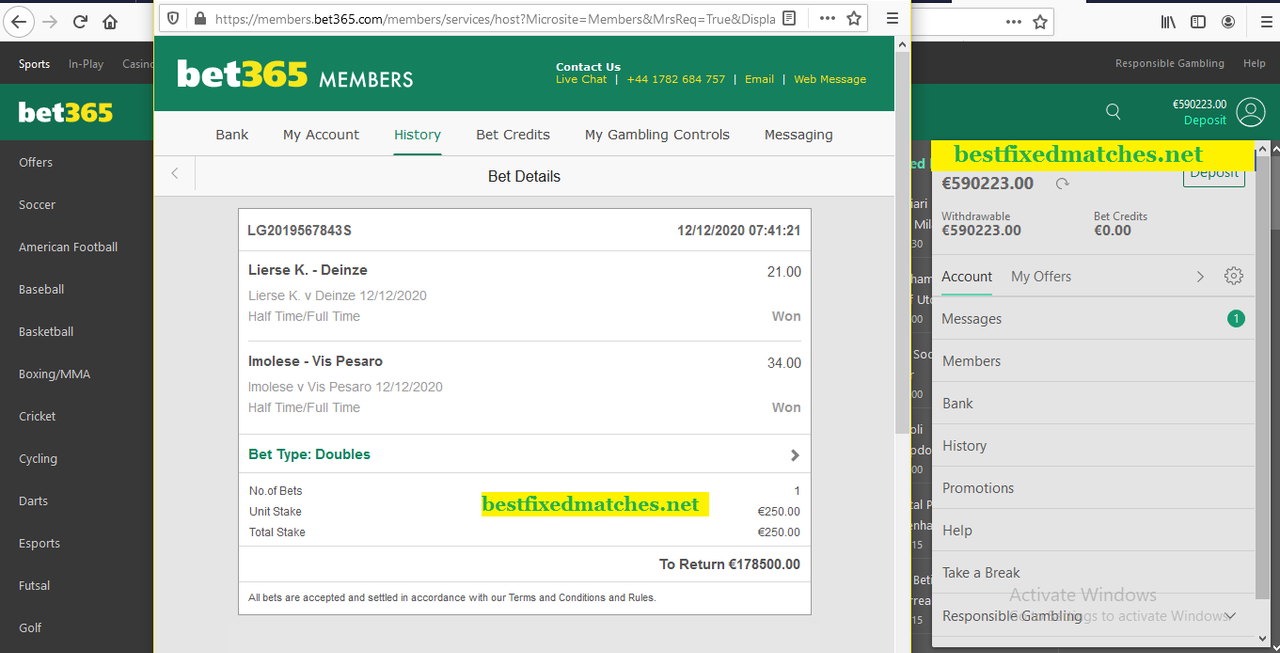 best fixed matches