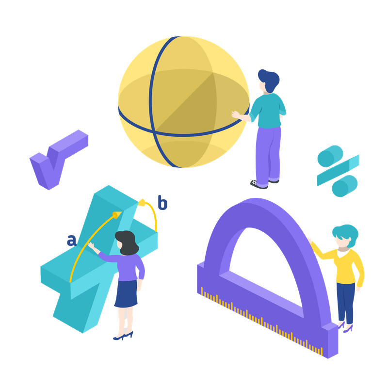 Further Mathematics vector image