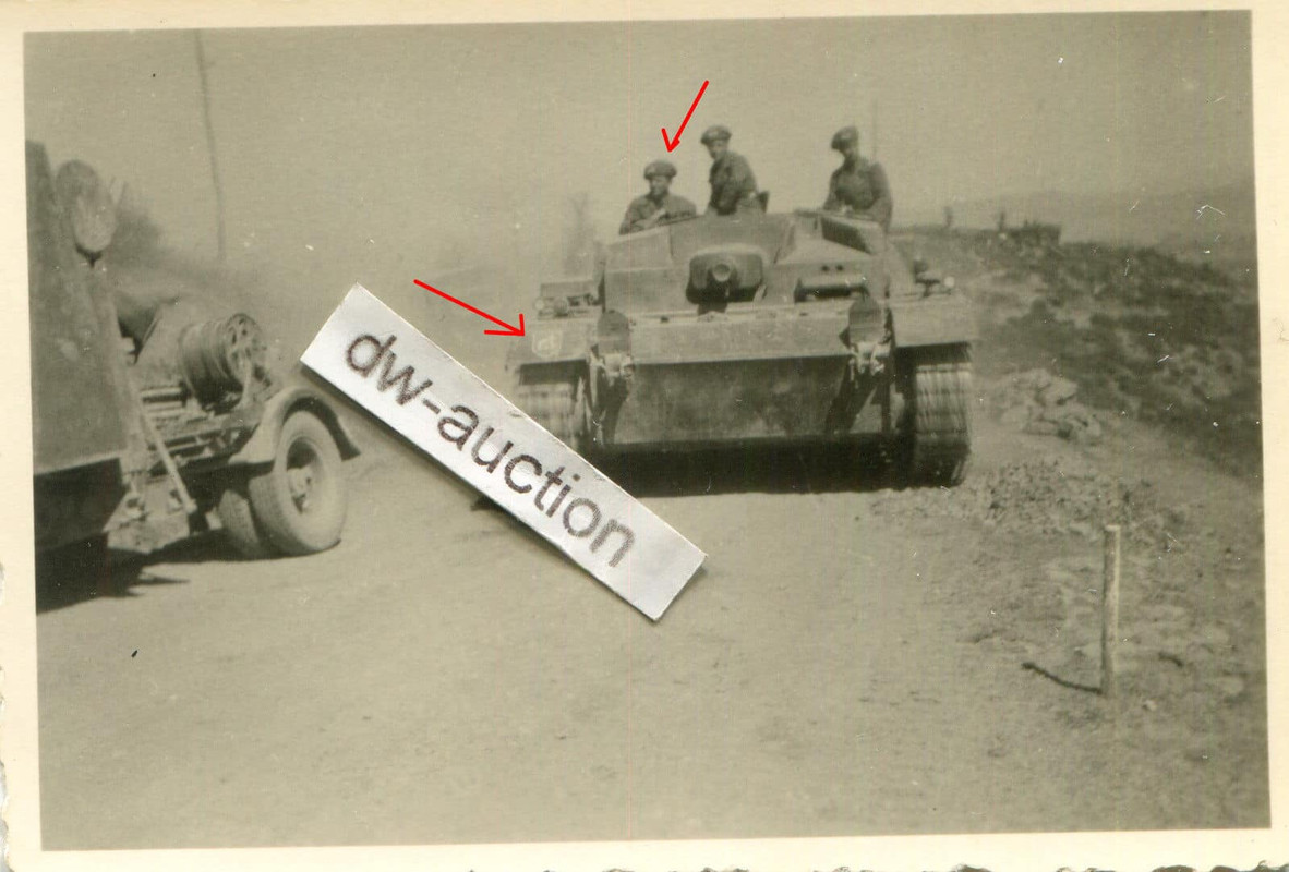 Griechenland , Sturmgeschütz mit Wappen , Besatz