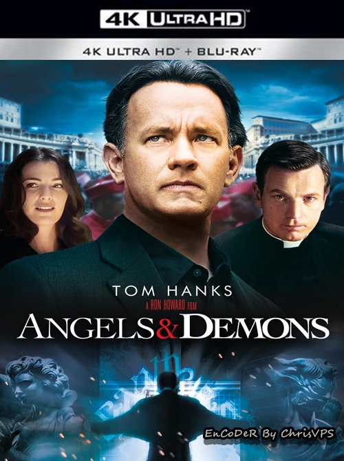 Anioły i demony / Angels & Demons (2009) MULTI.Hybrid.HDR+.DoVi.2160p.AI.60Fps.BluRay.TrueHD.Atmos.AC3-ChrisVPS / LEKTOR i NAPISY