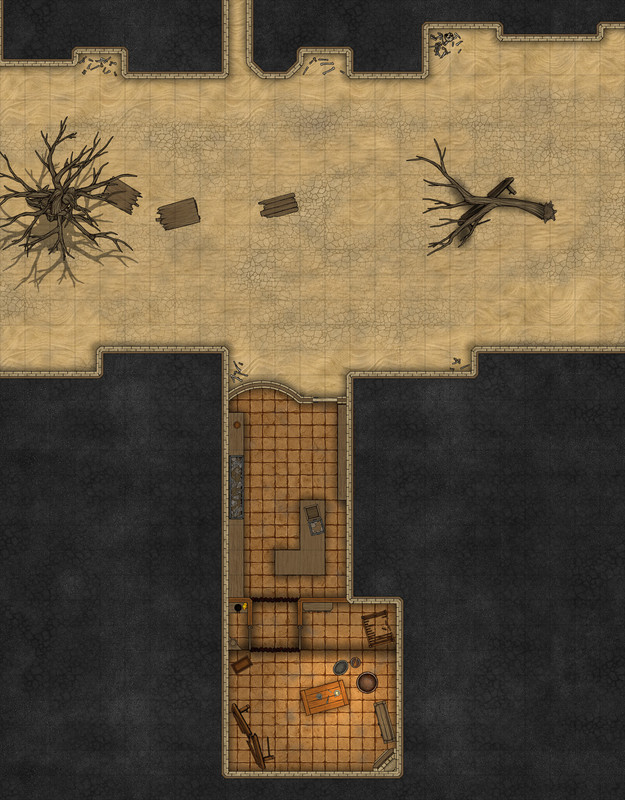 Ghoul Market Grid Lights