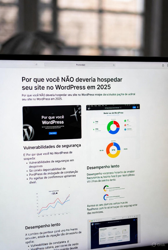 Por que você NÃO deveria hospedar seu site no WordPress em 2025