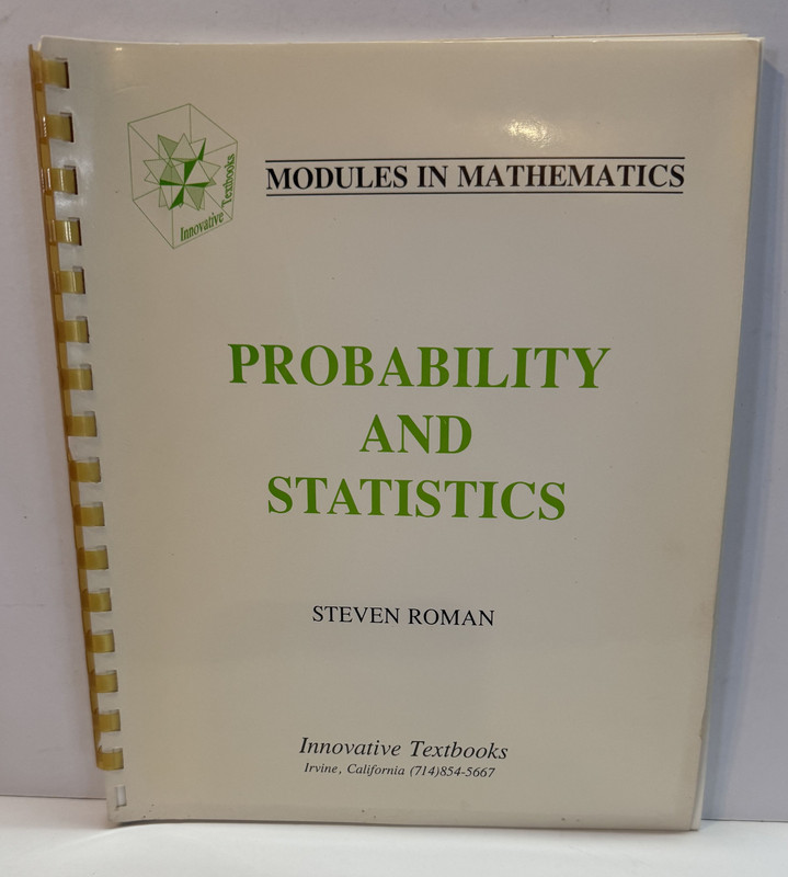 Probability And Statistics (Modules In Mathematics)