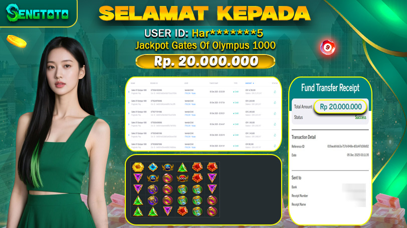 BUKTI PEMBAYARAN SLOT GATES OF OLYMPUS 1000