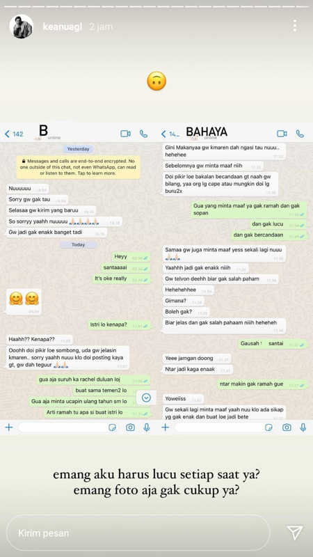 Keanu Agl beber bukti chatnya dengan Tarra Budiman