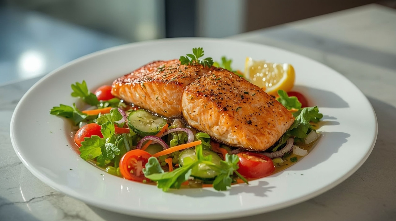 Salmon - omega-3 fatty acids for muscle recovery