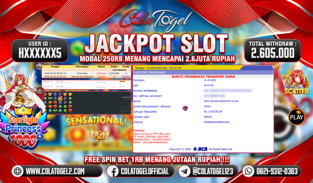 JACKPOT SLOT GACOR!!