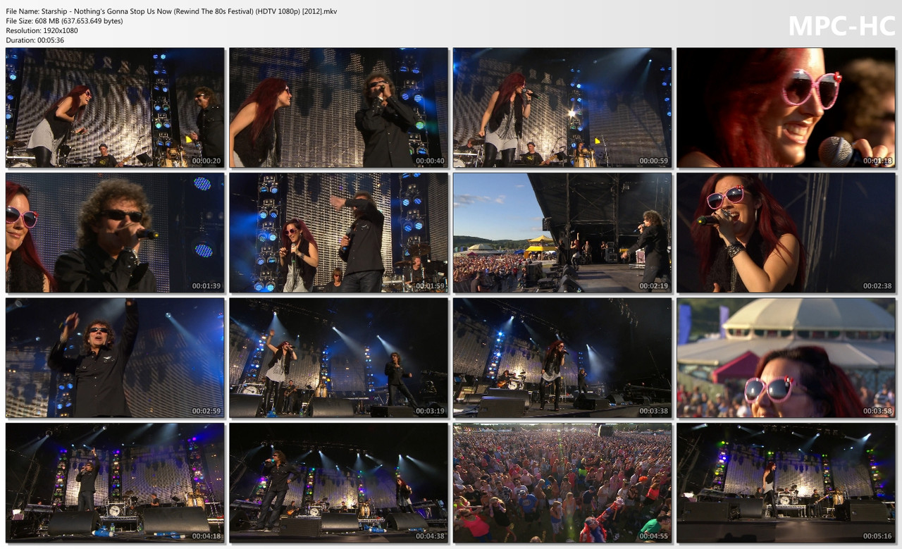 Starship - Nothing's Gonna Stop Us Now (Rewind The 80s Festival) (HDTV 1080p) [2012]