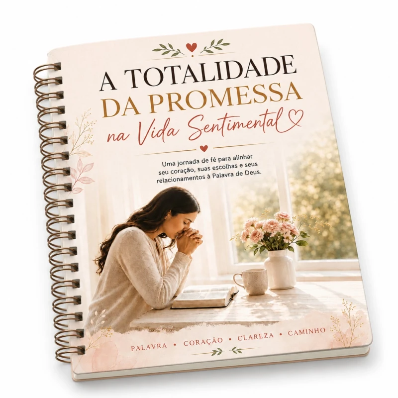 Mockup do devocional A Totalidade da Promessa