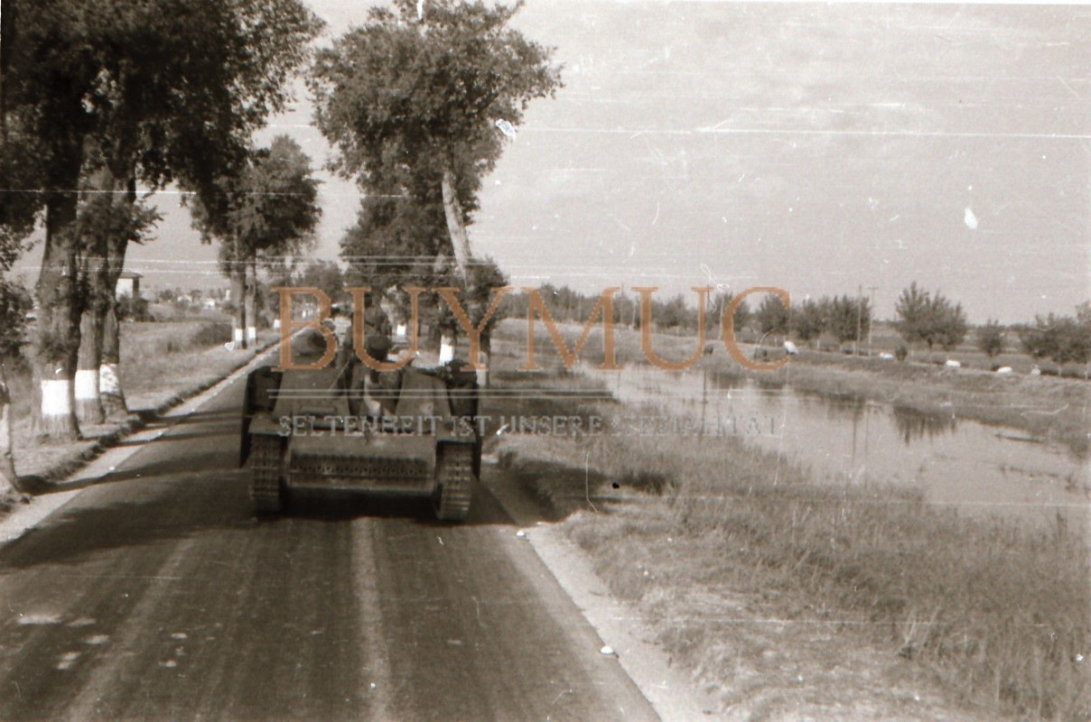 Dia Panzer-Abteilung 115 Sturmgeschütz Langrohr bei Bologna